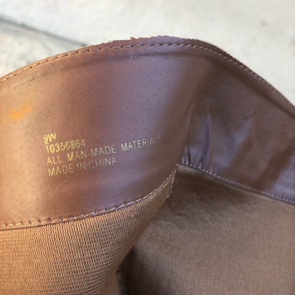 Torrid Brown Faux Leather Riding Boots Size 9 W - Picture 8 of 8